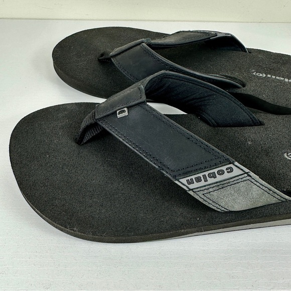 Cobian Men’s Flip Flop Thong Sandals in Black Size 10 NEW - Picture 2 of 7